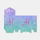 パープルフェイクグリッターパティオランタン紙吹雪グロー フェイバーボックス (折り畳みなし)