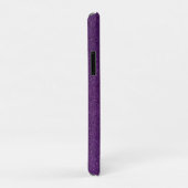 パープルフェイクグリッター美しい輝くかわいい名前 Case-Mate iPhoneケース (裏面/右)