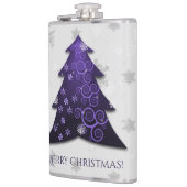 パープルフェスティバルクリスマスツリーフラスコ フラスク (左)