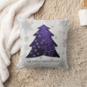 パープルフェスティバルクリスマスツリー装飾用クッション クッション (ブランケット)
