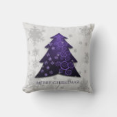 パープルフェスティバルクリスマスツリー装飾用クッション クッション (正面)