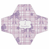 パープルフェミニンコケット弓 サッカーボール (フラット)