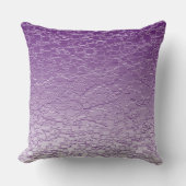 パープルフェードミニタイルデザイン クッション (正面)