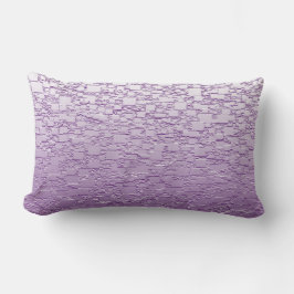 パープルフェードミニタイルデザイン ランバークッション