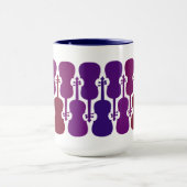 パープルフェードヴァイオリンマグ マグカップ (中央)