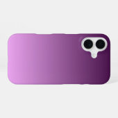 パープルフェード iPhone 16ケース (裏面横)