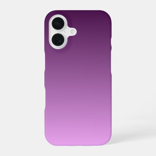 パープルフェード iPhone 16ケース (裏面)