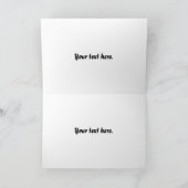 パープルフエグリーティングカード シーズンカード (内部)