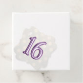 パープルフォイルおよび金ゴールド《写真》ぼけ味きらめく フェイバータグ (インサイチュ)