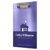 パープルフォイル実在エステートブローカーハウスプロフェッショナル クリップボード (左)