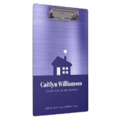 パープルフォイル実在エステートブローカーハウスプロフェッショナル クリップボード (右)