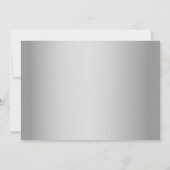 パープルフォトウェディング セーブザデート (裏面)