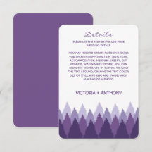 パープルフォレストレンジウッドランド結婚ズ詳細