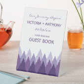 パープルフォレストレンジウッドランド結婚ズ 台座サイン (インサイチュ)