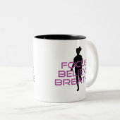 パープルフォーカス信じの吸息 ツートーンマグカップ (正面右)