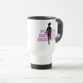 パープルフォーカス信じの吸息 トラベルマグ (正面右)