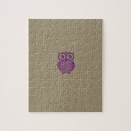 パープルフクロウパズル ジグソーパズル