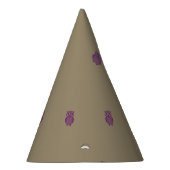 パープルフクロウパーティー帽子 パーティーハット (右)