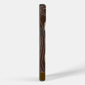 パープルフクロウ木目ツリージグザグカラーの選択 Case-Mate iPhoneケース (裏面 / 右)