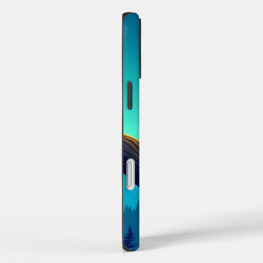 パープルフクロウ電話ケース Case-Mate iPhoneケース (裏面 / 右)