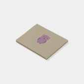 パープルフクロウPost-it®ノート ポストイット (アングル)