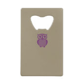 パープルフクロクレジットカードボトルオープナー クレジットカード栓抜き (裏面)