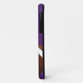 パープルフットボールカスタムiPhone 5ケース Case-Mate iPhoneケース (裏面/左)