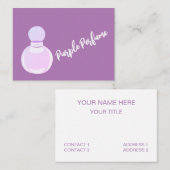 パープルフュームボトル 名刺 (正面/裏面)