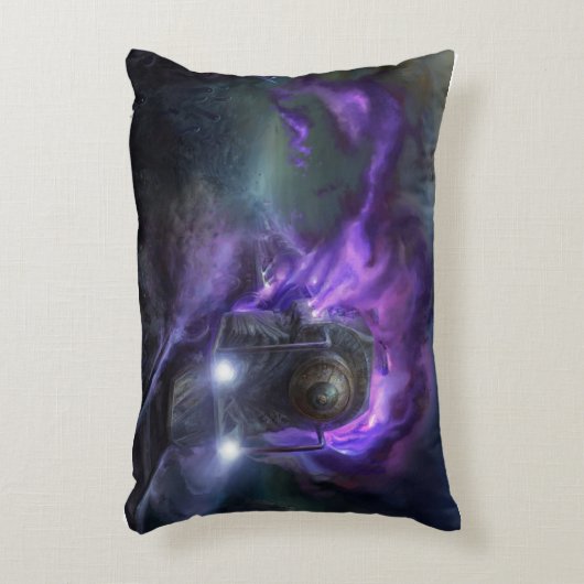 パープルフライヤ表現 アクセントクッション (正面(垂直))