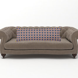 パープルフラベンデイジーフローラルパターン ボディピロー