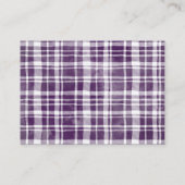 パープルフラワーカボチャ赤ちゃんシャワーブックリクエスト エンクロージャーカード (裏面)