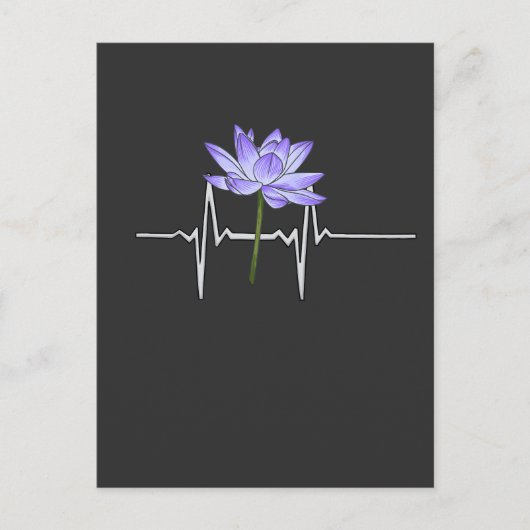 パープルフラワーガーデナー ポストカード (正面)