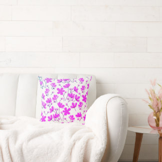 パープルフラワーガーデン クッション