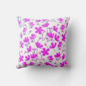 パープルフラワーガーデン クッション (裏面)