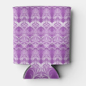 パープルフラワーズフローリッシュ結婚式の引き出物クーラーボックス 缶クーラー (正面)