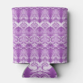 パープルフラワーズフローリッシュ結婚式の引き出物クーラーボックス 缶クーラー (裏面)