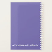 パープルフラワーズプランナー プランナー手帳 (裏面)