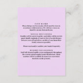 パープルフラワーズメイソンジャー安全対策 エンクロージャーカード (裏面)