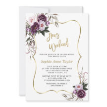 パープルフラワーズ金ゴールドヘンスバチェロレッテ週末