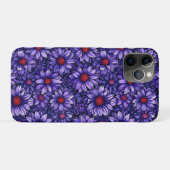 パープルフラワーダークデイリー保護 Case-Mate iPhoneケース (裏面(横))