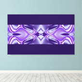 パープルフラワードリーム,抽象芸術ファンタジーレインボーアート キャンバスプリント (インサイチュ (ウッドフロア))