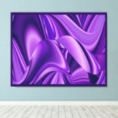 パープルフラワードリーム,抽象芸術ファンタジーレインボーアート キャンバスプリント (インサイチュ (ウッドフロア))