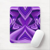 パープルフラワードリーム、抽象芸術ファンタジーレインボーアート マウスパッド (マウス)