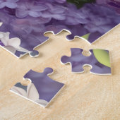 パープルフラワーパズル ジグソーパズル (側面)