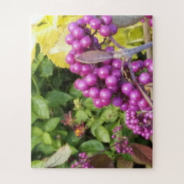 パープルフラワーパズル ジグソーパズル