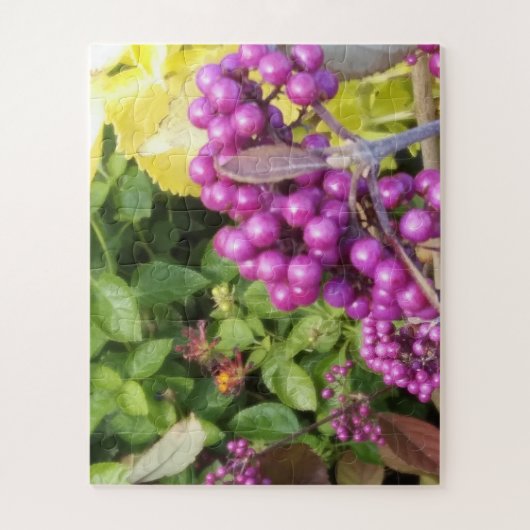 パープルフラワーパズル ジグソーパズル (縦)