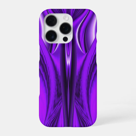 パープルフラワーレインボードリームエンジェルウィングス iPhoneケース (裏面)