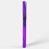 パープルフラワーレインボードリームエンジェルウィングス SAMSUNG GALAXYケース (右側面)