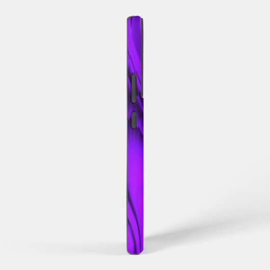 パープルフラワーレインボードリームエンジェルウィングス SAMSUNG GALAXYケース (右側面)