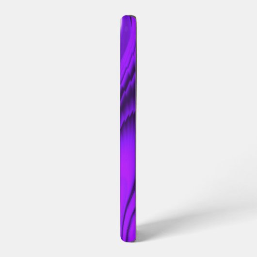 パープルフラワーレインボードリームエンジェルウィングス SAMSUNG GALAXYケース (左側面)